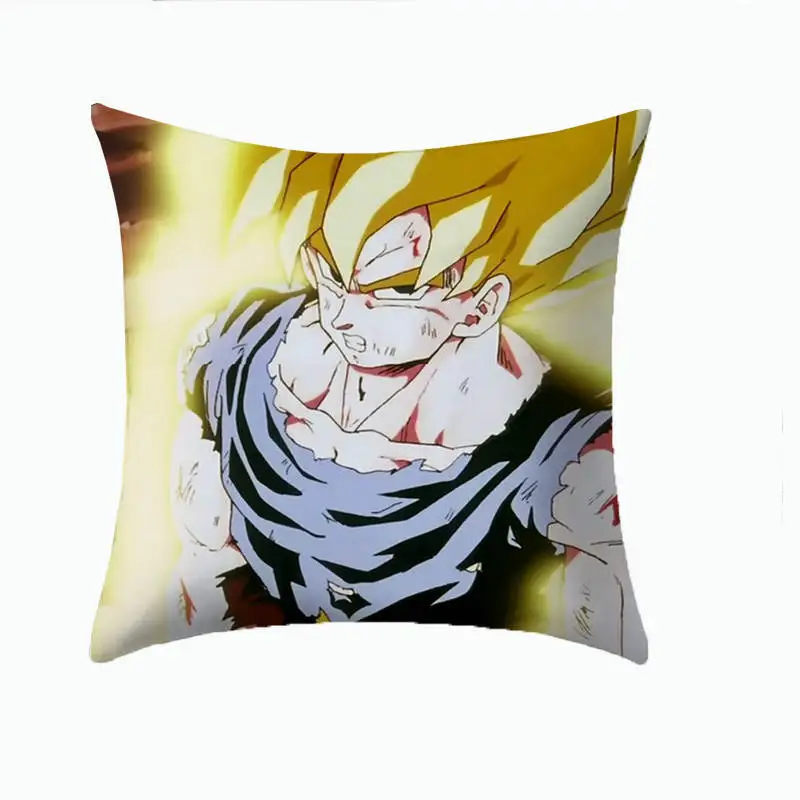 DBZ Super Heroes принт наволочка из полиэстера домашние декоративные подушки Чехол Dragon Ball Z Goku нитка для украшения дома наволочка - Цвет: 6
