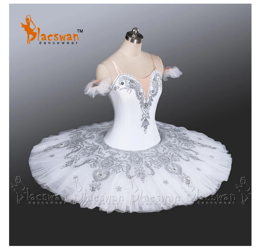 La Bayadere/белая профессиональная балетная пачка, костюм Снежной королевы, балетная пачка, 12 слоев, жесткая Тюлевая пачка, BT886