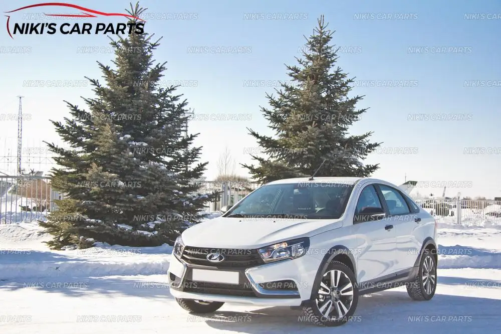 Комплект поперечного кузова для Lada Vesta-расширительные крылья и боковые юбки 1 комплект/10 шт. пластиковые ABS защитные накладки для автомобиля