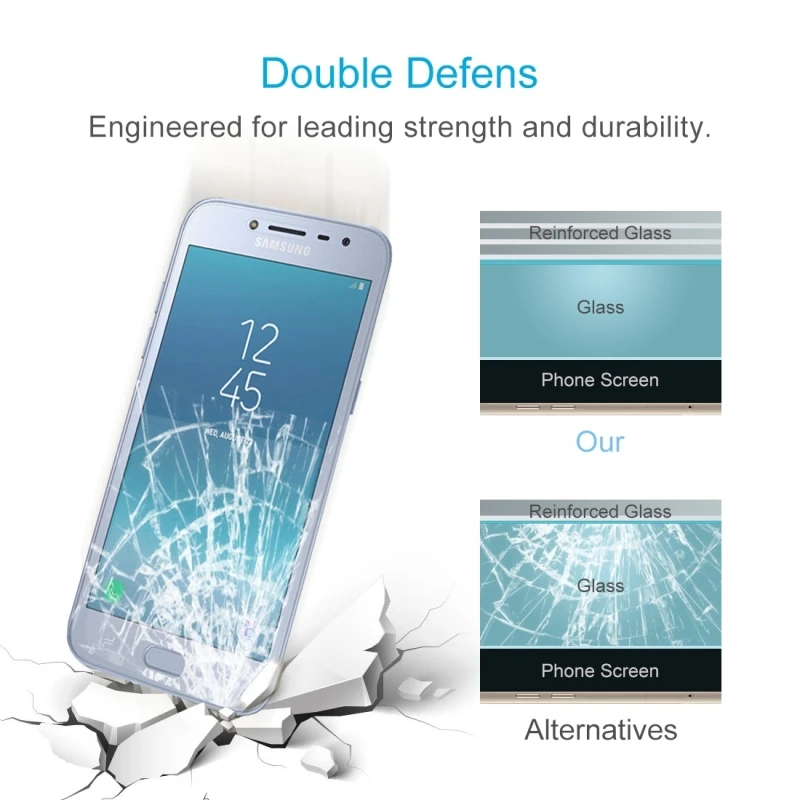For Galaxy J2 Pro J1 Mini J710 J5 S9 A8+Prime C7 Note 9 9H Surface Hardness 2.5D Explosion-proof Tempered Glass Screen Film | Мобильные
