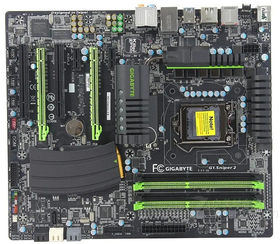 Материнская плата G1.Sniper 2 Z68 Socket LGA 1155 DDR3 для Gigabyte оригинал б/у|Материнские платы| |
