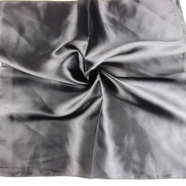 X5-black 50X50 см, модный однотонный женский квадратный шарф, поддельные шелковые шарфы, элегантные цветочные весенне-Летние повязки на голову и шею, повязка на голову, шейный платок - Цвет: X5-black