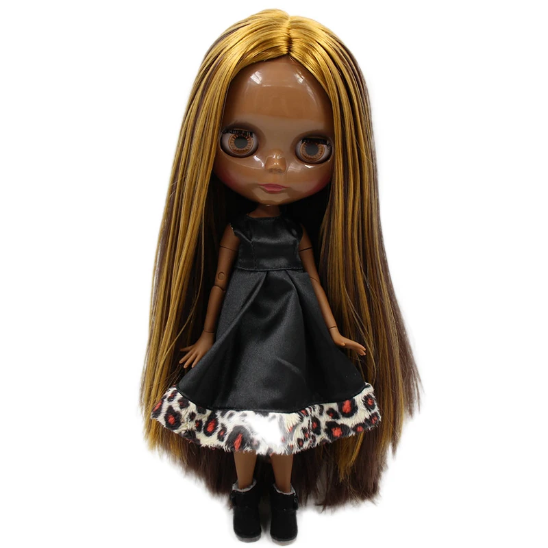 Ледяной DBS Blyth кукольные нет. BL0635/0222 золотой микс каштановые волосы шарнирное тело