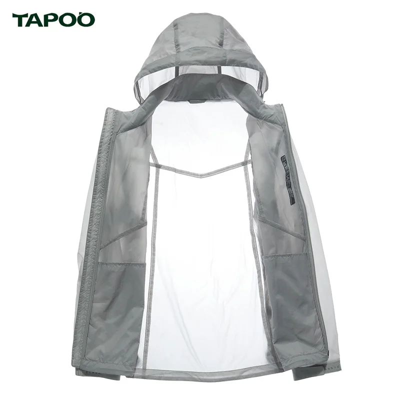 Tapoo Защита от Солнца защиты Для мужчин модная куртка Повседневное ультра тонкие