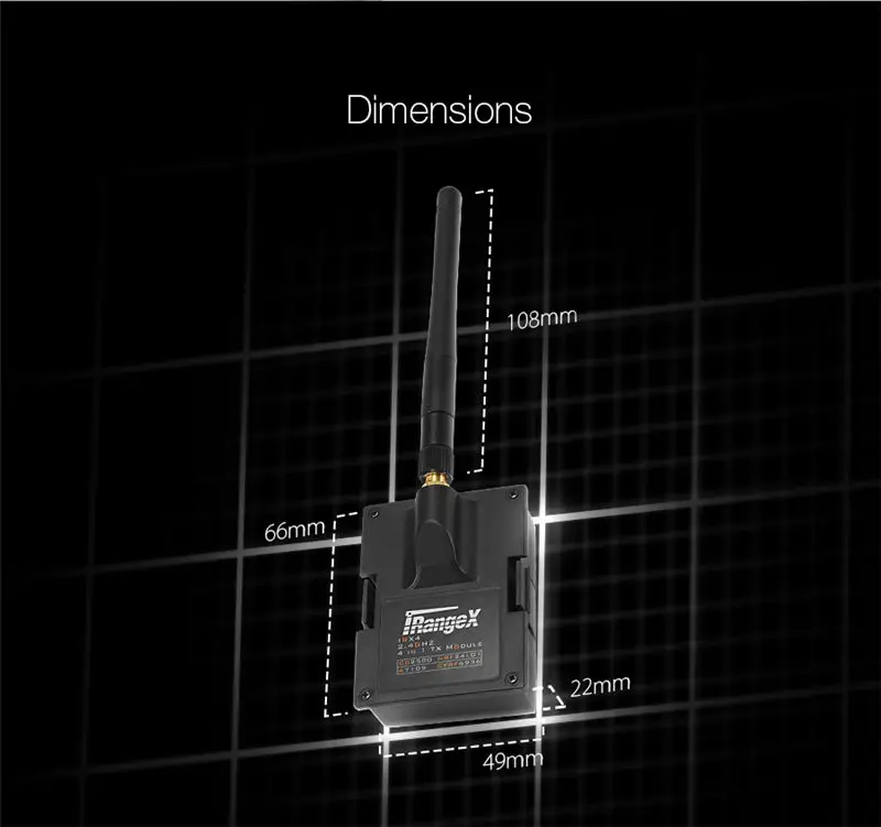 IRangeX IRX4 2,4G CC2500 NRF24L01 A7105 CYRF6936 4 в 1 мультипротокол STM32 TX модуль с чехол для радиоуправляемой модели передатчика