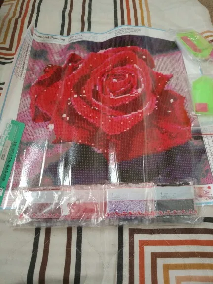 Meian, полный 5D DIY алмазная живопись, цветок розы, вышивка крестом, 3D, Алмазная мозаика, рукоделие, рукоделие, алмазная вышивка, подарок, картина