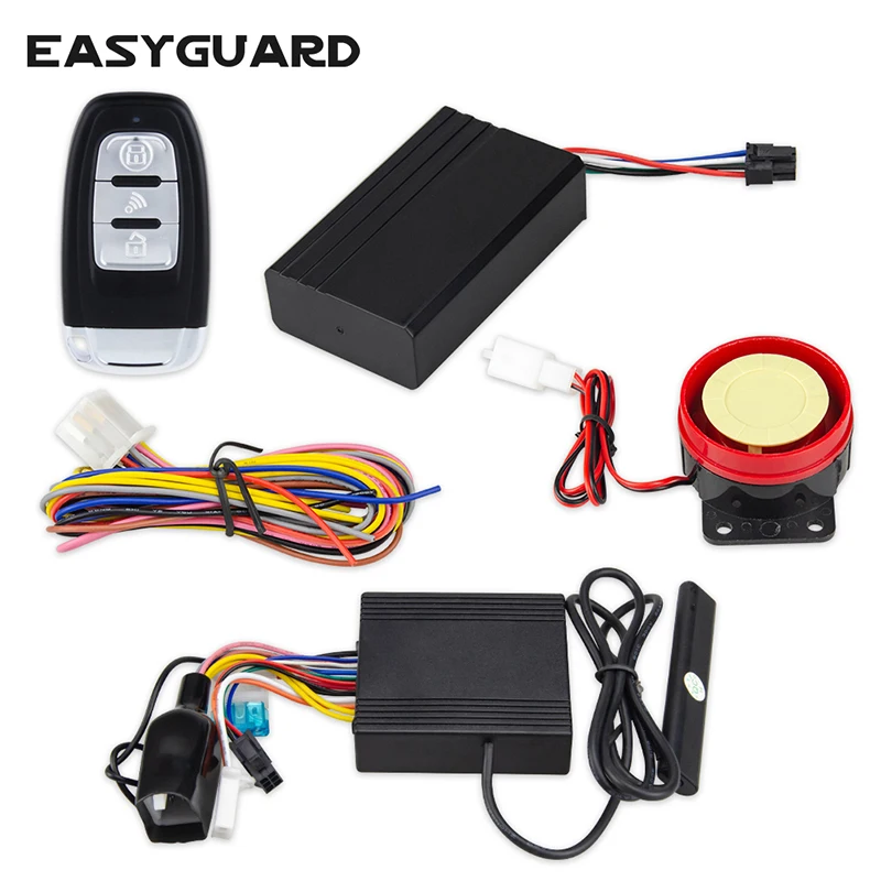 Сигнализация для мотоцикла EASYGUARD GPS-трекер Пассивный вход без ключа