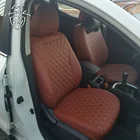 Для Nissan Qashqai J11 2014- Модельные авточехлы из экокожи (Модель Байрон)