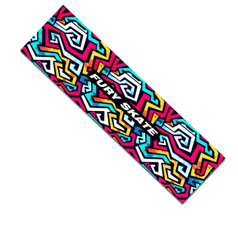 I(122cm) 122 см Танцующая Лонгборд Griptapes длинная доска Grip лента скейтборд Griptapes анти-скользящая наждачная бумага красочная графическая защита - Цвет: I(122cm)