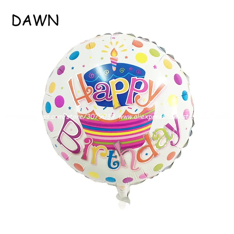

10 шт./лот 18-дюймовый круглый шар для мальчиков и девочек на день рождения, алюминиевый воздушный шар, украшение, Детская Классическая Игрушк...