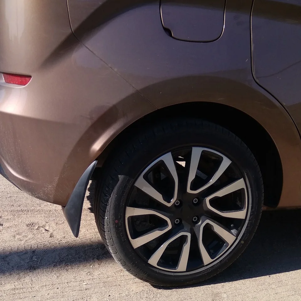 2 шт./комплект задние брызговики для Lada Xray 2015 (Norplast NPL Br 94 75B)|Грязезащита| |