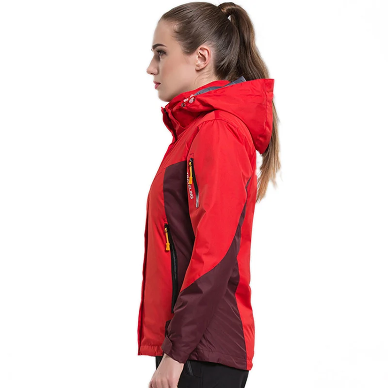 Winter 2 Pieces Thermal Softshell Fleece Woman Jackets Outdoor Waterproof Couples Coat Hiking Trekking Skiing Climbing Man Coats | Спорт и