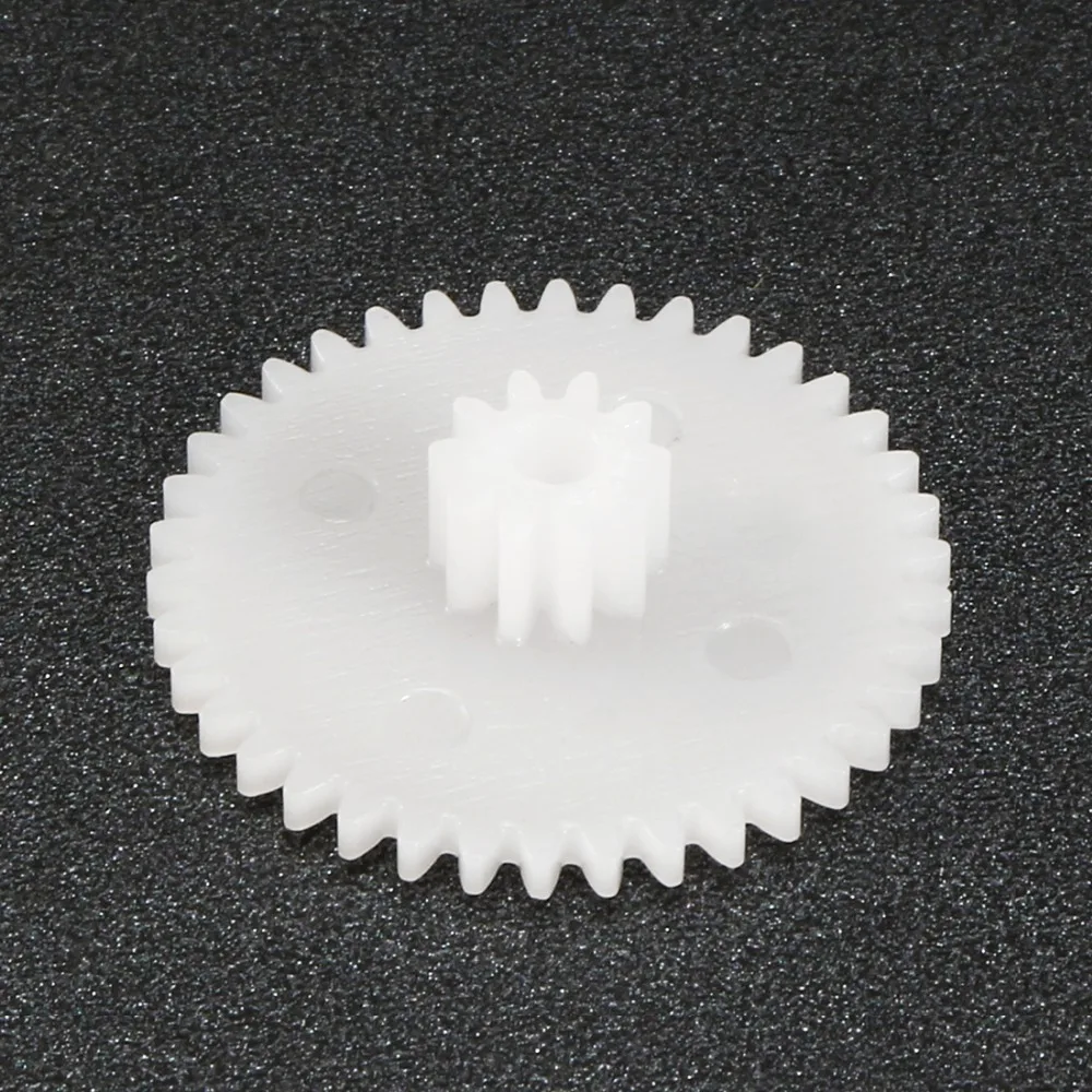 Uxcell 10 шт. 38102/44102/48102B белая пластиковая шестерня с 38/44/48 зубцами игрушечные