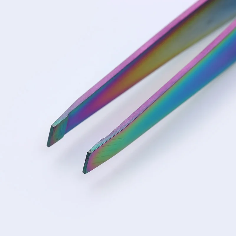 Бонни выбор 1 шт. Хамелеон Радуга нержавеющая сталь пинцет для бровей