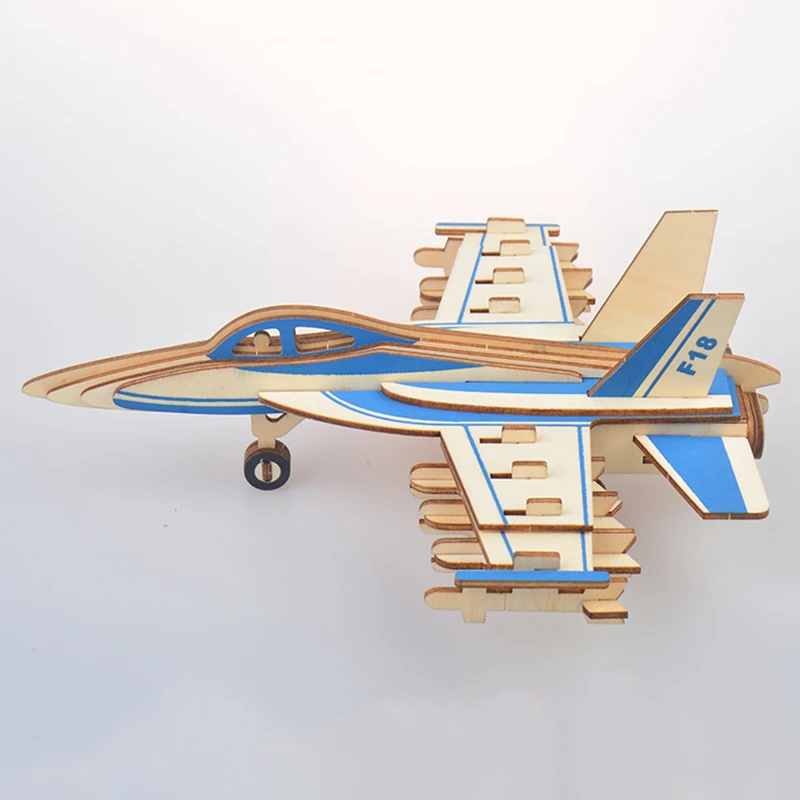 Модель самолета F 18 модель 3D diy деревянная n модели кораблей моделирование diorami