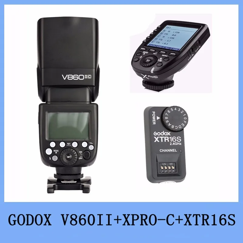 Godox V860II C V860C II E TTL HSS 2 4G литий ионная аккумуляторная вспышка для Canon + | Фотовспышки -32847632998