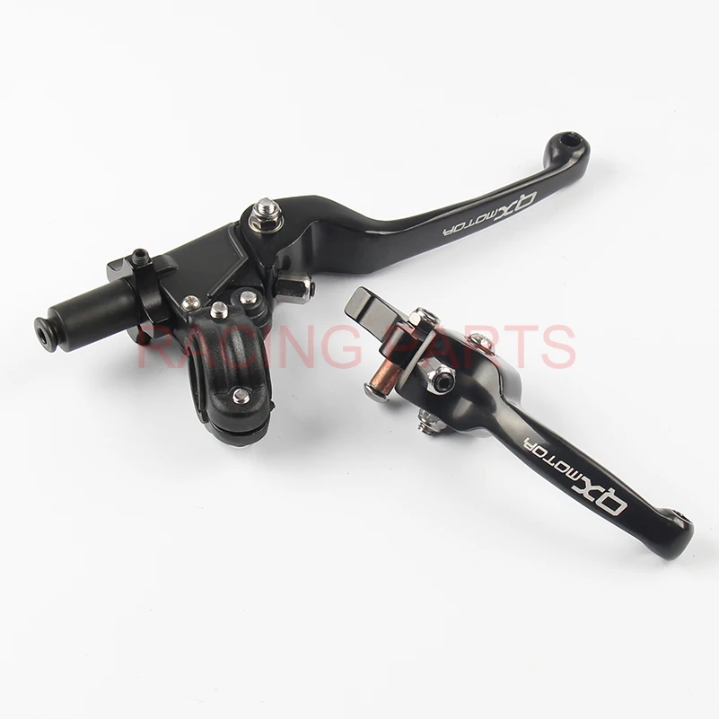 

RACING PARTS Free Shipping Black Aluminum QX Clutch and Brake Folding Lever Fit CRF KLX YZF RMZ Most Of Motorcycle Dirt Pit