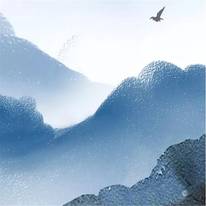 New ink landscape background wall professional production mural factory wholesale wallpaper poster photo | Обустройство дома