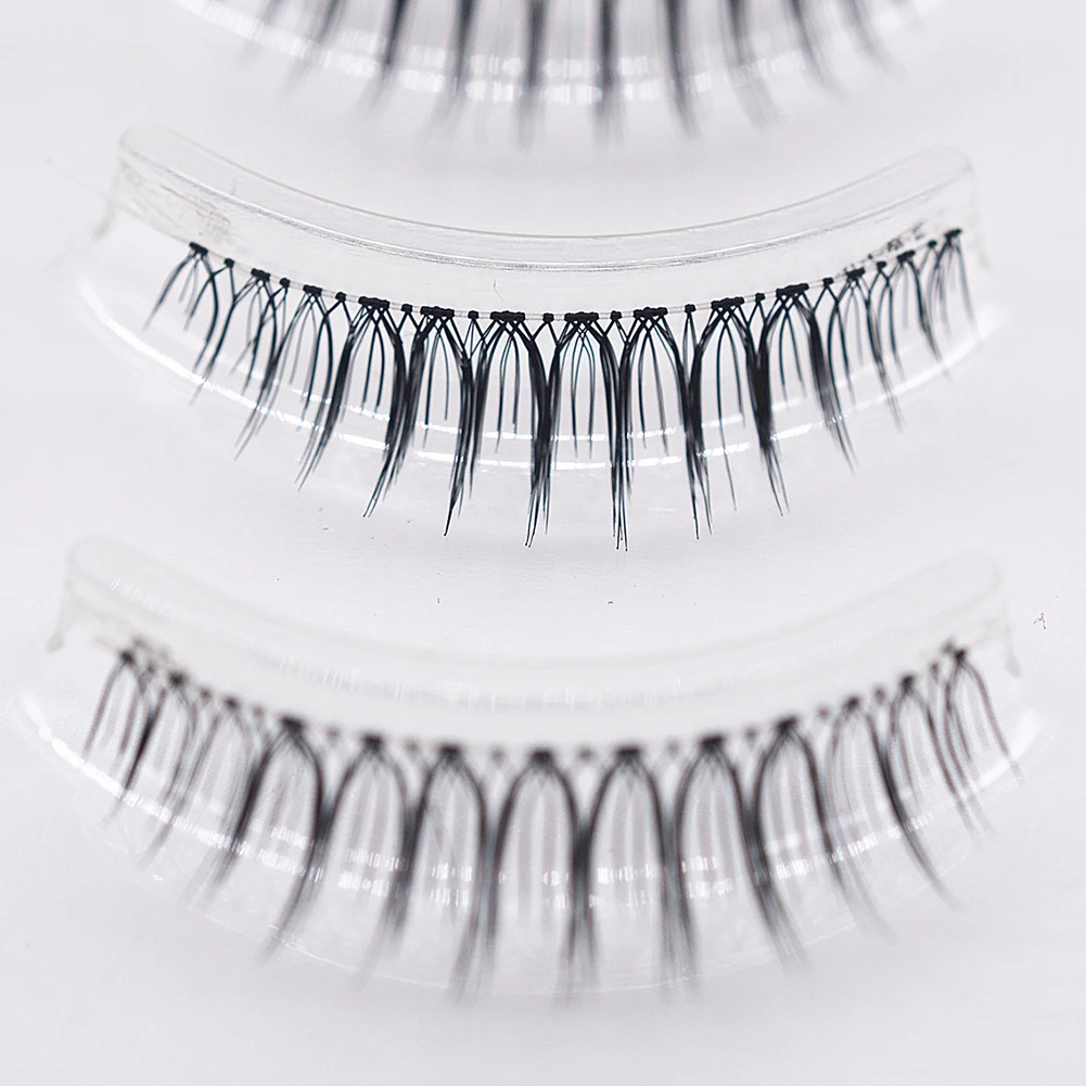 4 пары натуральные СЕКСУАЛЬНЫЕ накладные ресницы макияж для глаз Длинные