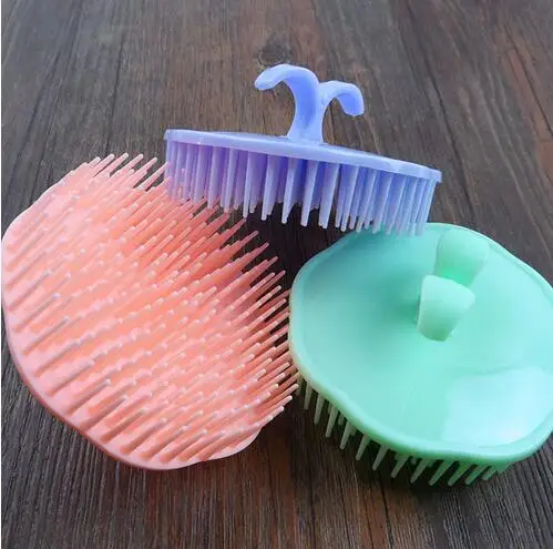 

Soft Shampoo Brush Bath Massage Clean Dandruff Shampoo Artifact 8957#