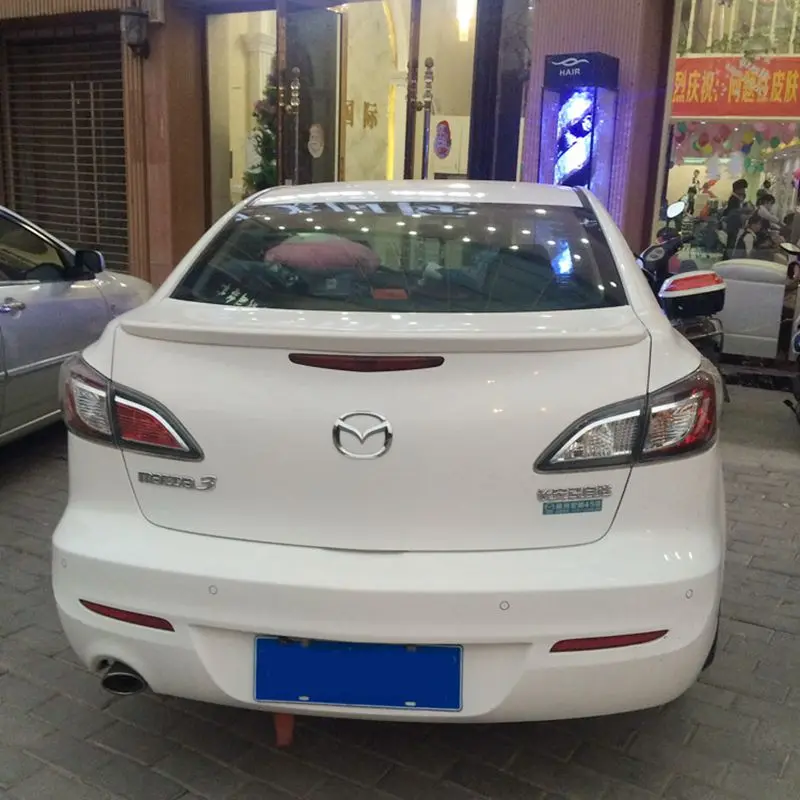 Неокрашенный задний спойлер из АБС-пластика для Mazda 3 4 Двери Седан 2011 2012 2013 2014 2015