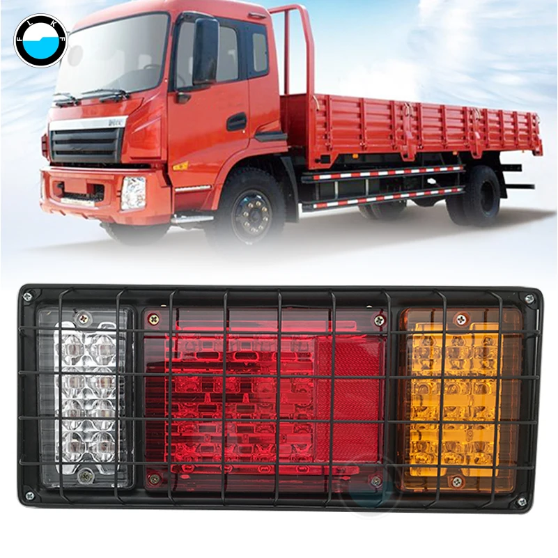 Прицеп фары 12V /24 Вт водостойкый LED светодиодный задний фонарь Стоп Индикатор