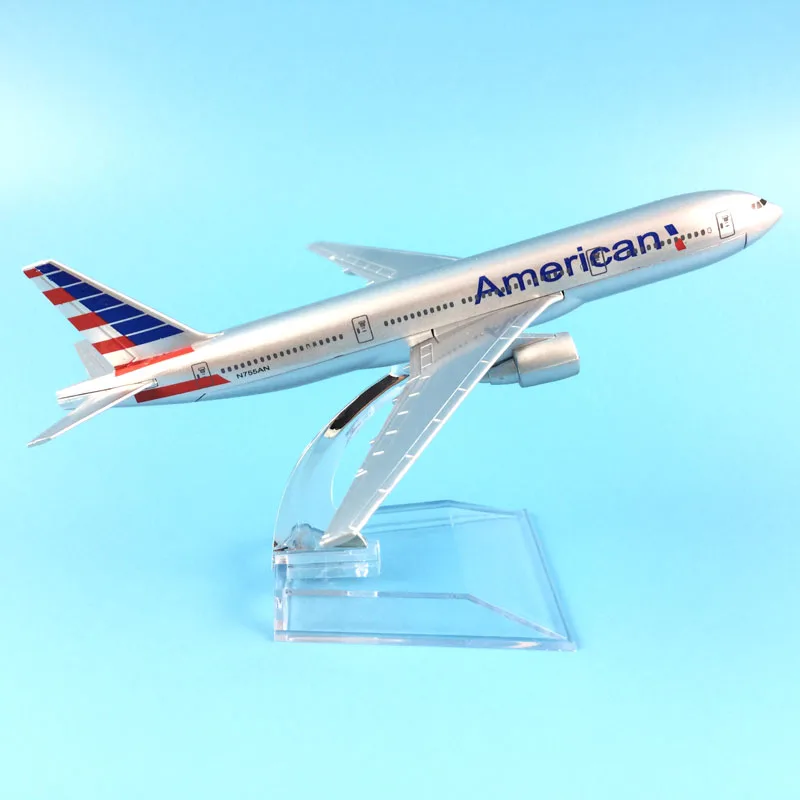 16 см AIR AMERICAN AIRPALN модель самолета Боинг 777 рождественский подарок игрушка для