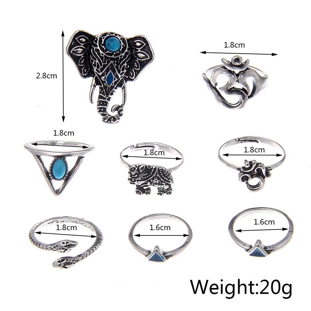 Lureme винтажное искусственное змеиное зеленое каменное соединительное кольцо для