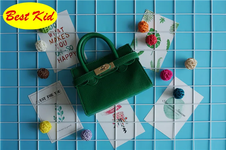 DHL! BestKid стильные сумочки детские яркие цветные сумки с короткими ручками для маленьких девочек, мини брендовые сумки для малышей, сумки для монет, кошелек SMT008D