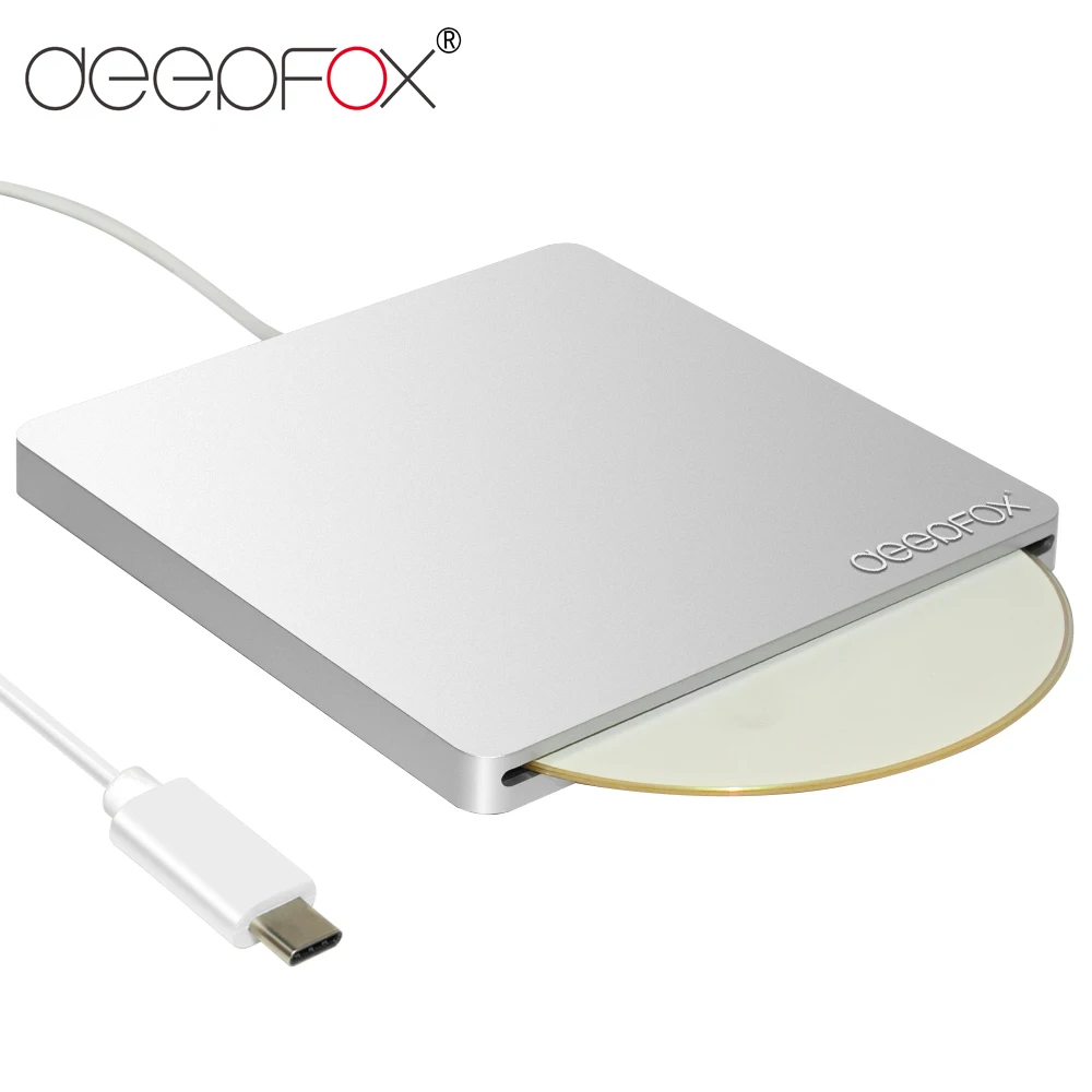 Deepfox USB 3 1 Type C внешний слот в нагрузке CD DVD RW оптический привод горелка супер для Acer
