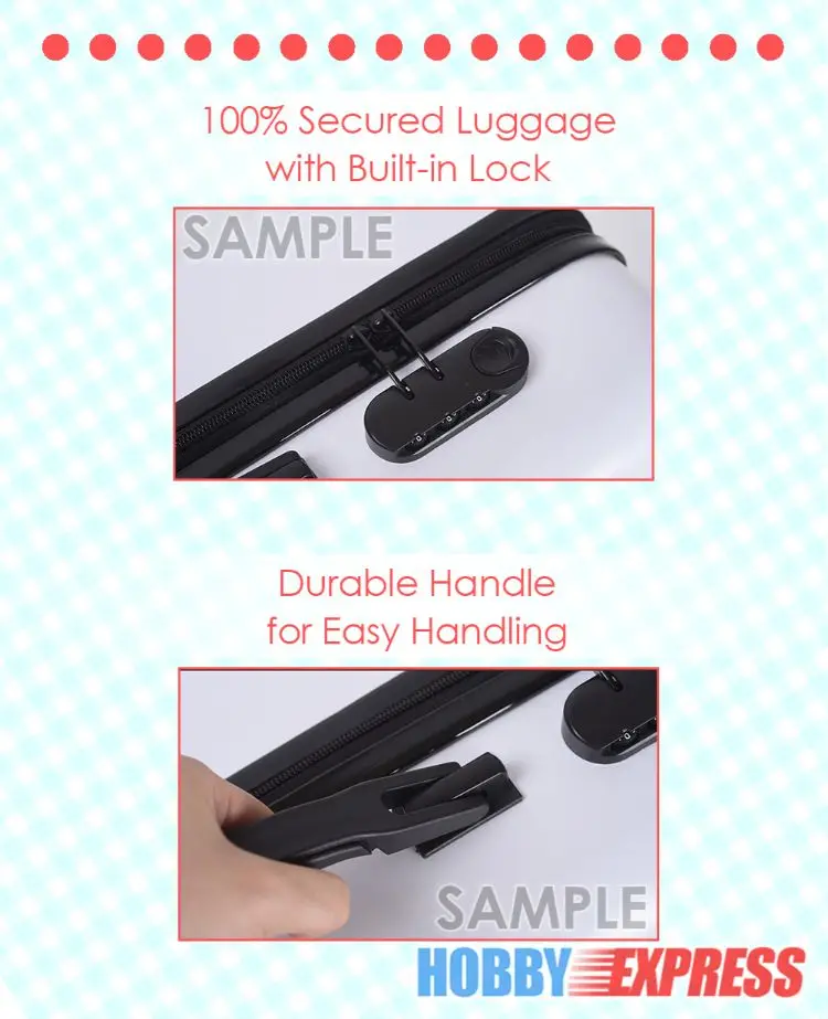 Чехол для чемодана Hobby Express Твердый чехол на колесиках со встроенным замком и
