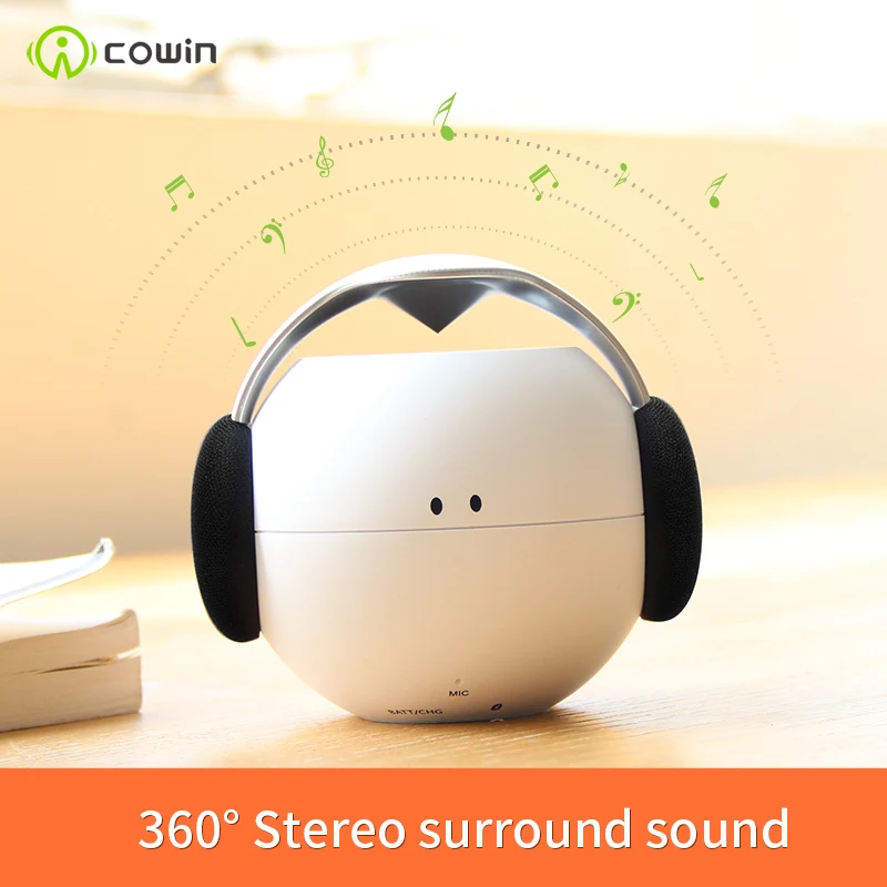 Cowin YOYO Bluetooth водонепроницаемый портативный стерео динамик сабвуфер беспроводной