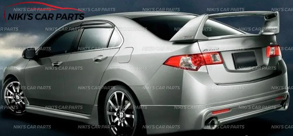 Спойлер трехкомпонентный чехол для Honda Accord VII 2008-2012 ABS пластик Аэро крыло динамическое литье украшение автомобиля Стайлинг тюнинг