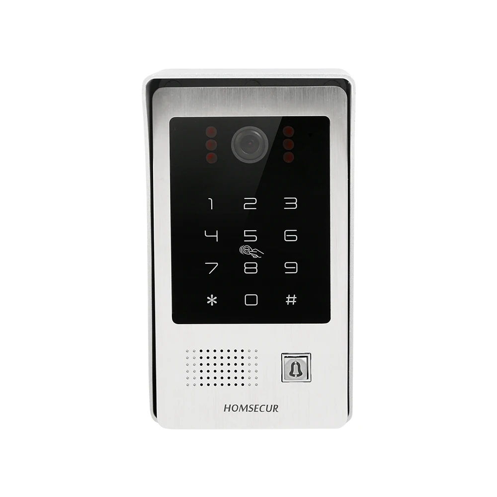 HOMSECUR (BM701HD-S + BC091HD) 7 &quotпроводной видео домофон системы AHD 1.3MP с паролем доступа (BC091HD
