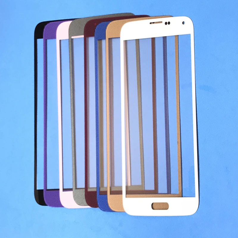 Переднее стекло для Samsung Galaxy S5 i9600 G900 G900F G900A G900M 10 шт|touch screen for samsung|glass lensreplacement touch |