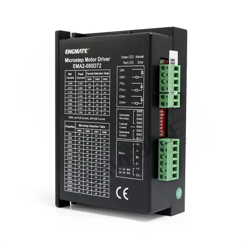 ENGMATE ЧПУ Плата Контроллер Шагового Драйвера EMA2 080D72 2.4A 7.2A + EMA232 4120S4 Шаговый