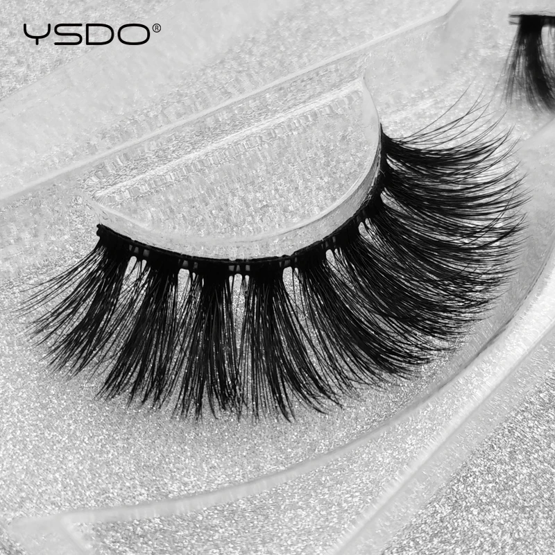 YSDO 1 пара 3D норковые ресницы крылатые натуральные ресницы для волос накладные ресницы мягкие толстые накладные ресницы