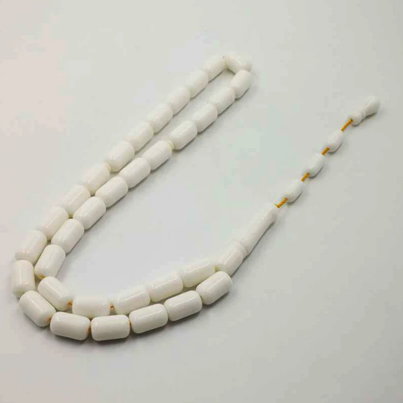 Мужские молитвенные бусины Tasbih с высокой имитацией слоновой кости подарок для