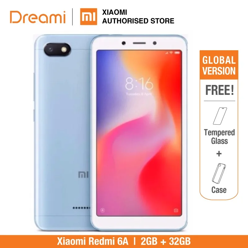 Xiaomi Redmi 6A глобальная версия 32 Гб rom 2 ram (новый и запечатанный)|Смартфоны| |
