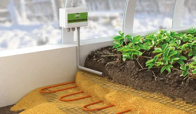 Система отопления почвы в теплицах Green Box Agro 14GBA 815Вт площадь обогрева 8м2|Садовые