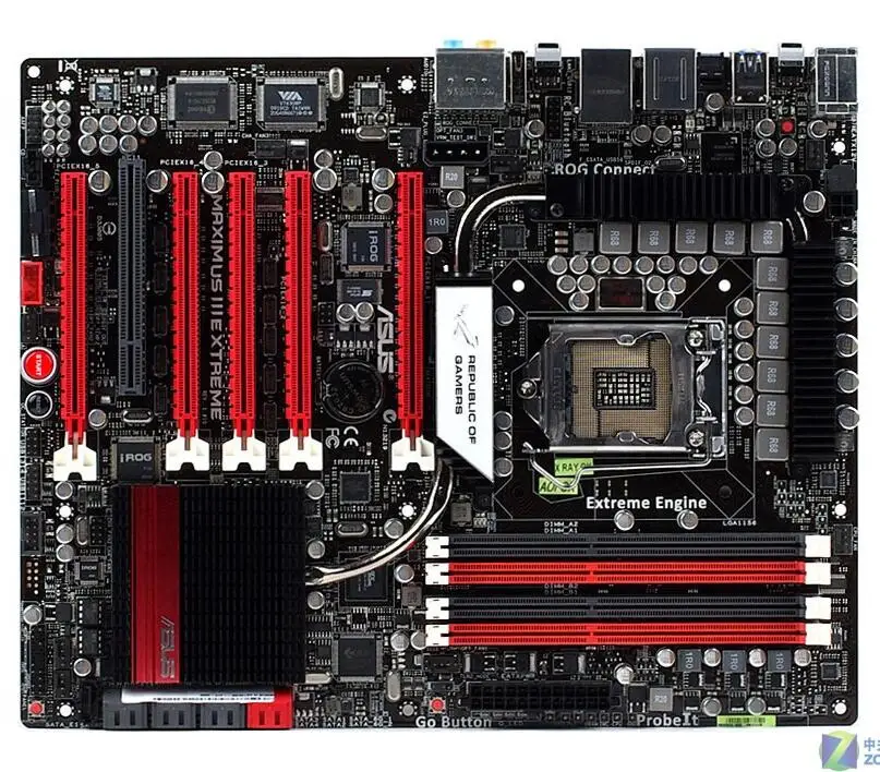 Socket LGA 1156 Для ASUS Maximus III Extreme Original Used Desktop для Intel P55 Материнская Плата DDR3