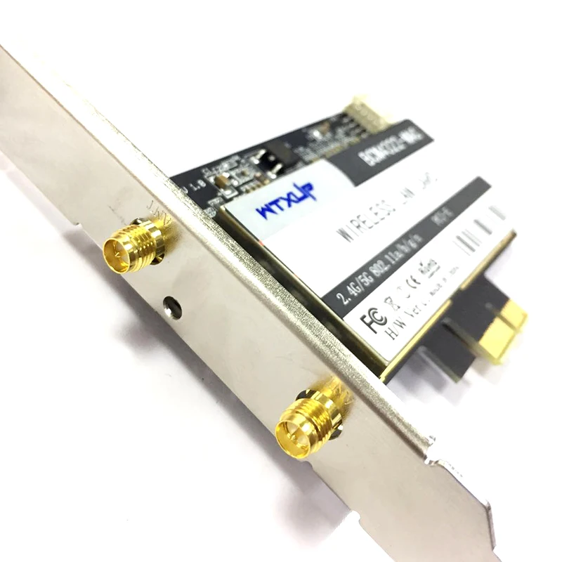 BCM94322HM8L DW1510 Двухдиапазонная 300 м 802.11a/b/g/n 2,4/5 г настольная Wi-Fi WLAN карта с 2 антеннами для Win XP/7/8/MAC OS/hackintosh