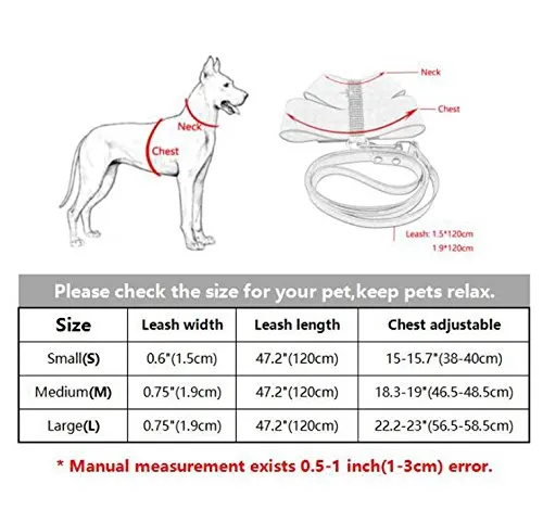 

Bling Rhinestone Dog Harness Vest Korea Suede Leather Soft Puppy Pet Harness and Leash