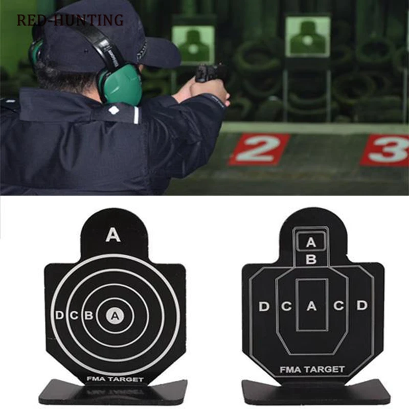 Airsoft Тактический Пейнтбол Аксессуары Съемки Стали Мишенью Для Открытый Охота 6x4.4x2.5 см