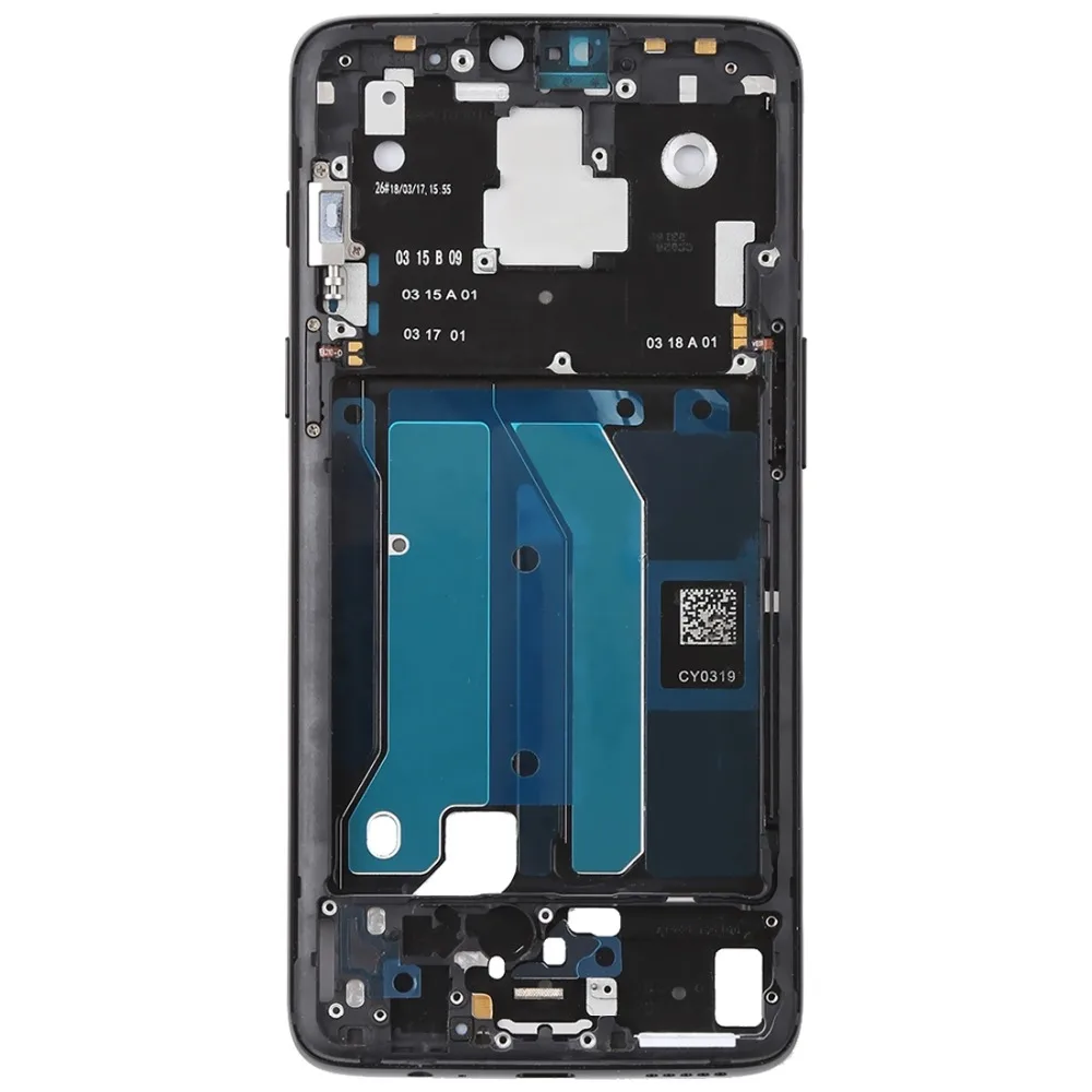 Передний корпус ЖК рамка пластина с боковыми клавишами для OnePlus 6|Корпусы и рамки