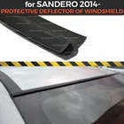 Защитный отражатель для Renault Sandero 2014, резиновый защитный аэродинамический чехол для лобового стекла автомобиля