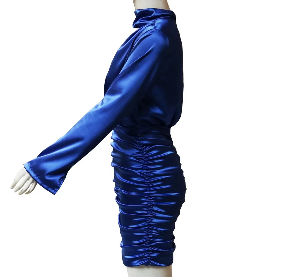 Женское платье-карандаш вечернее мини-платье с длинным рукавом | Женская одежда