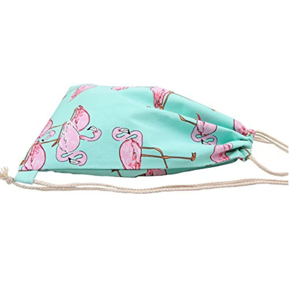Холст Drawstring Сумка женская Путешествия Спортивная Для Хранения Симпатичные