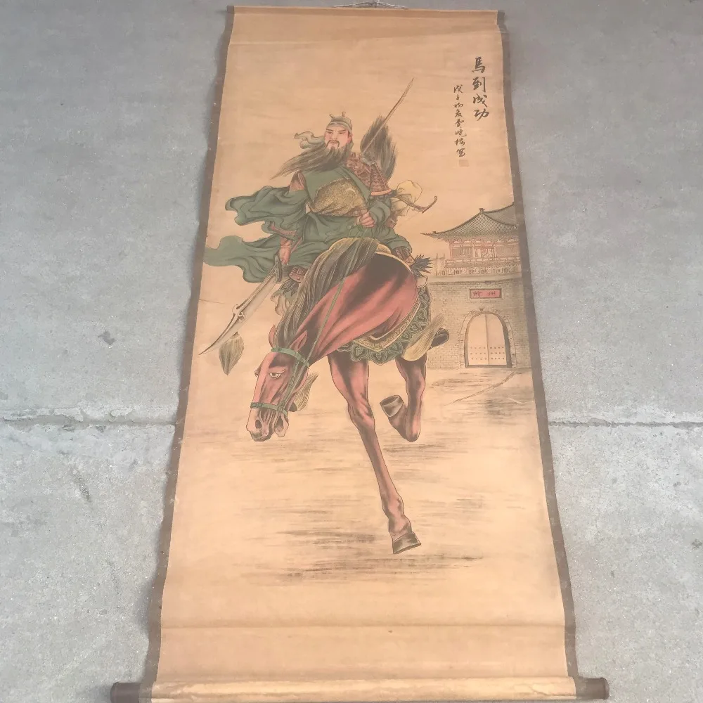 Антикварная картина для гостиной кабинета крыльца украшения китайская живопись