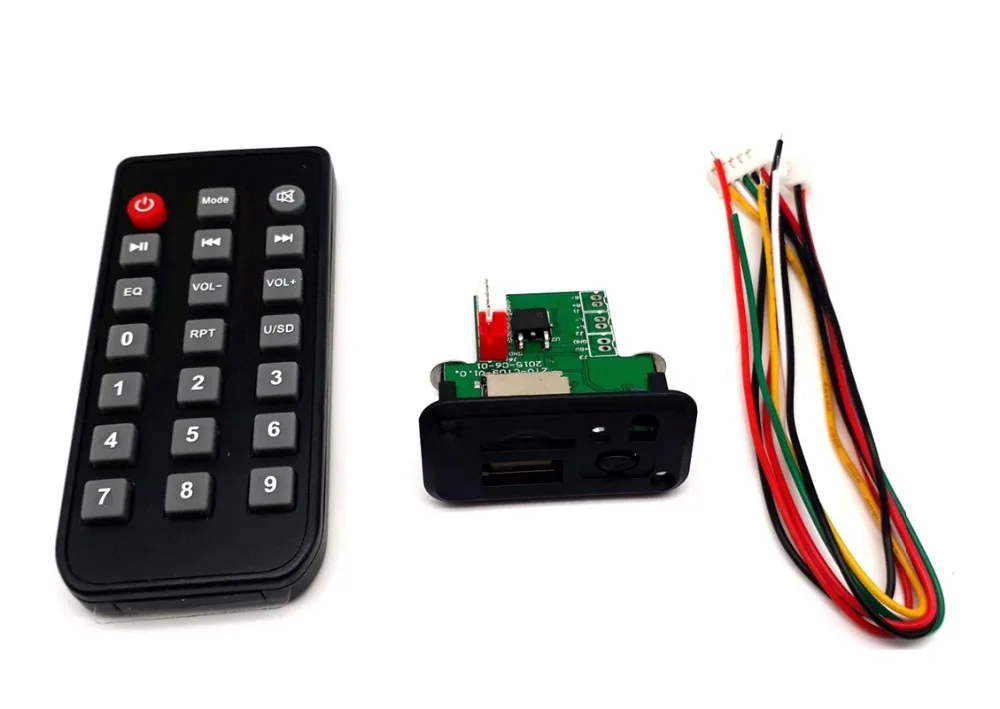 DC5V/12V Mini MP3 декодер плата модуль декодирования детали динамика подключение USB